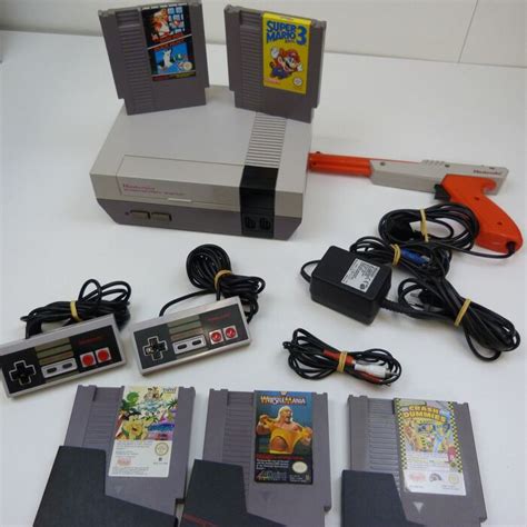 Nintendo Nes Model Nese 001 Console With Games Without Catawiki