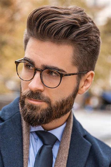There's just something about the way they run their hands through their hair that gets all the ladies. 37 Tidy And Stylish Short Hairstyles With Beards For Men's ...