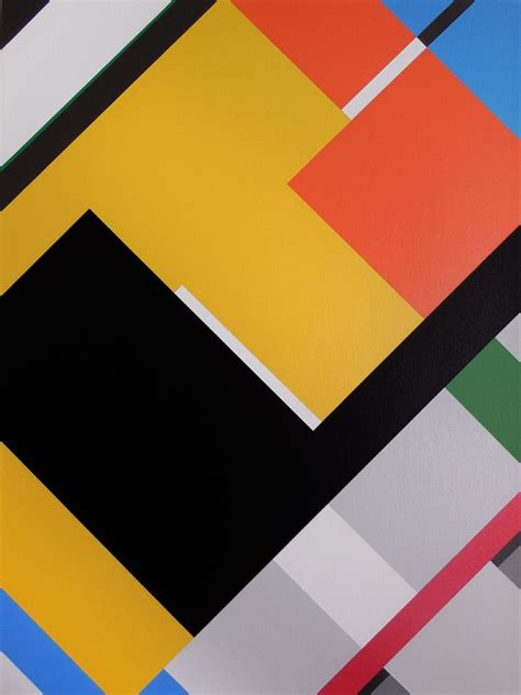 Geometric Abstraction Hard Edge 41 By Artist Bryce Hudson Bryce Hudson