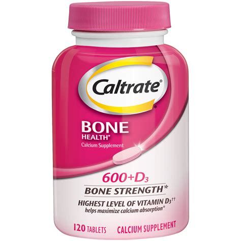 Calcium and vitamin d supplement. Caltrate 600+D3 (120 Count) Calcium and Vitamin D ...