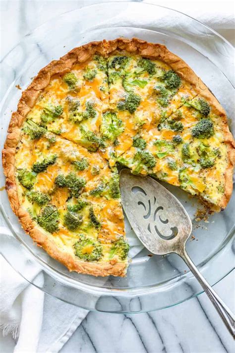 Broccoli And Cheese Quiche With Pie Crust Feelgoodfoodie