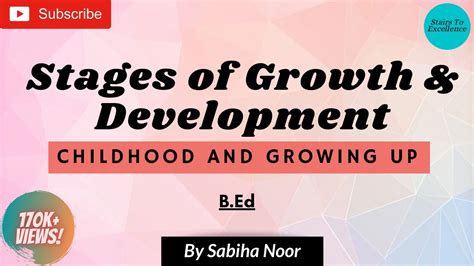 Stages Of Growth And Development Later Childhood And Adolescence