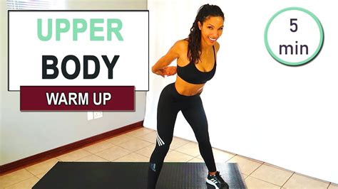 5 minute warm up workout upper body