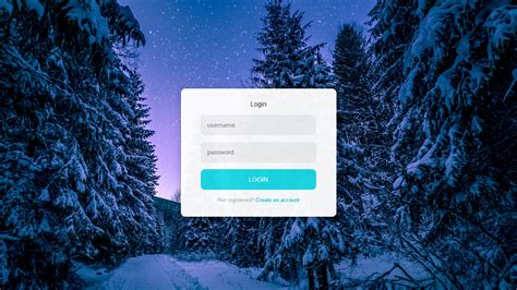 Easily Create An Attractive Login Page Using Html Css Coding Snow