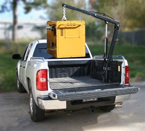 This Heavy Duty Crane Mounts In Your Truck Bed So You Can Lift Up To