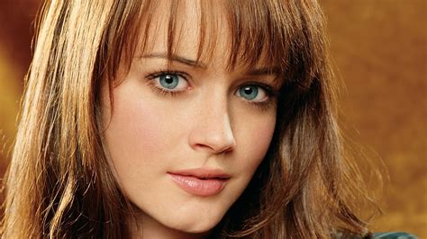 Alexis Bledel Women Blue Eyes Brunette Face Closeup Wallpapers Hd