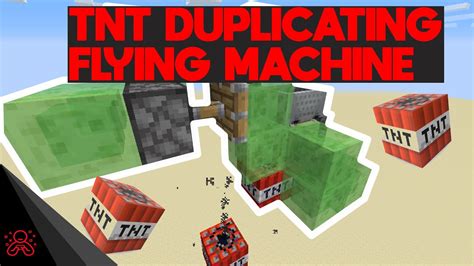 How To Make A Tnt Duplicating Flying Machine In Minecraft Youtube
