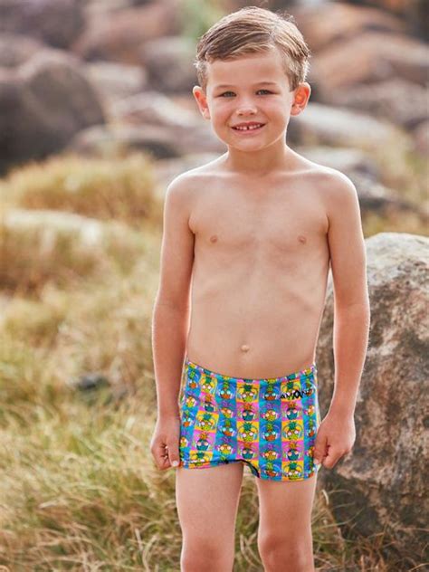 Amanzi Toddler Boys Looking Shark Trunks 60a