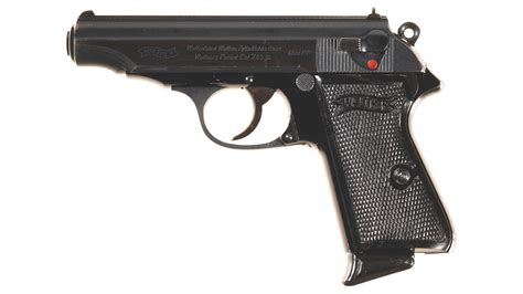 Walther Pp Semi Automatic Pistol With Duralumin Frame