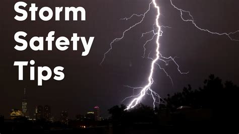Safety Tips How To Prepare What To Do During Severe Thunderstorms