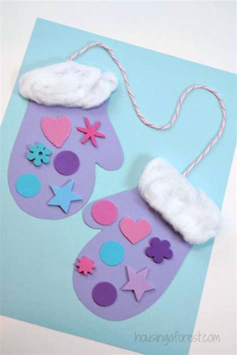 Easy Kids Winter Crafts Diy Winter Craft Ideas Creative For School