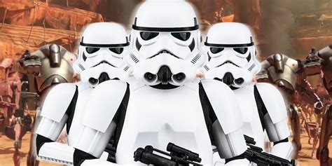 Star Wars Why The Empire Chose Stormtroopers Over Battle Droids