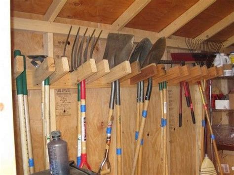 Space Saving Garden Tools Rack Convenient Step Project