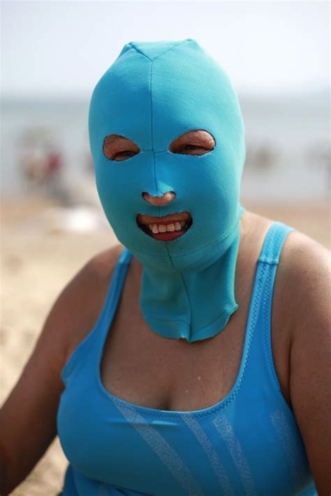The Nylon Face Mask Will Help You Avoid A Sunburn