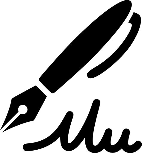 Pen Signature Svg Png Icon Free Download 455083 Onlinewebfontscom