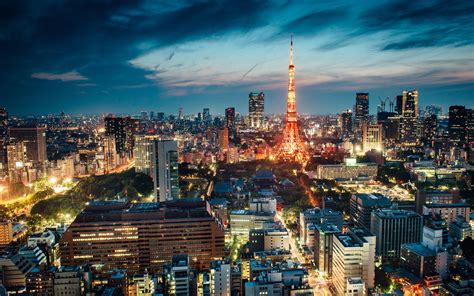 Man Made Tokyo Tower Hd Wallpaper