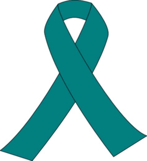 Download High Quality Cancer Ribbon Clipart Teal Transparent Png Images