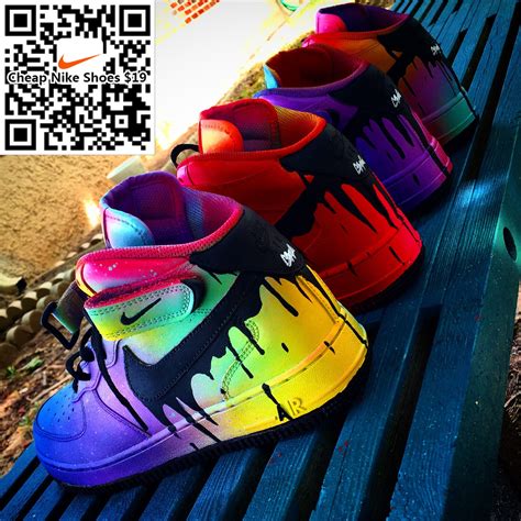 Neon Drip Nike Air Force 1 Customs Please Include Your