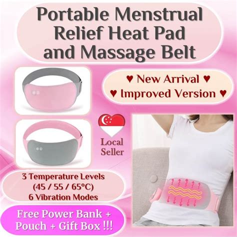 Menstrual Cramps Relief Women Period Pain Electric Warming Belt