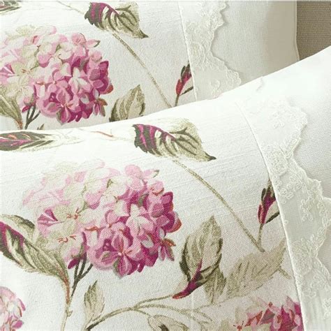 Rosie Daydream Handmade Laura Ashley Hydrangea Pink Cushion Covers And