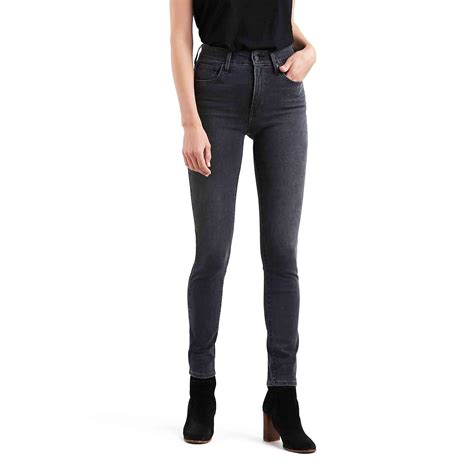 Levis Womens 721 High Rise Skinny Jeans Denim Fit