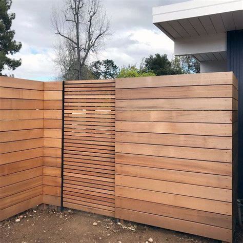 32 Cool Modern Fence Design Ideas Best For Modern House Modern Fence