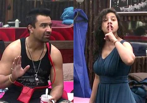 Bigg Boss 8 Halla Bol Day 2 Sambhavna Hurls Shoe At Dimpy Ajaz Out Of