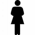 Silhouette Icon Icons Vector Woman Medical Female