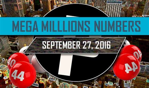One million two hundred thousand play it! Mega Millions Winning Numbers September 27 Results Tonight ...