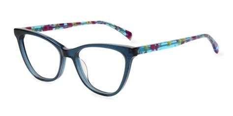 z2017 cat eye blue eyeglasses frames leoptique