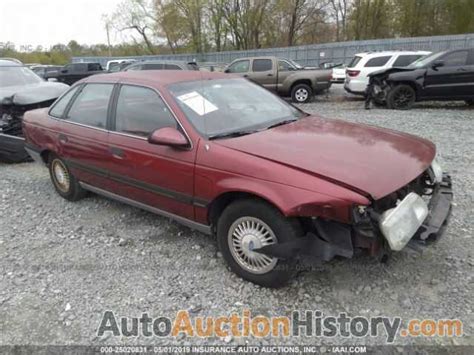 Wrecked Ford Taurus 1988 Salvage Auction History Copart And Iaai Wrecked