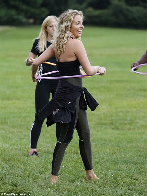 Lydia Bright Shows Off Her Curves As She Hula Hoops With The Towie Gang