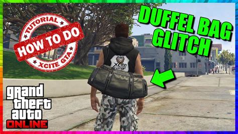 How To Get The Black Duffel Bag Most Easy Way Gta 5 Online Youtube