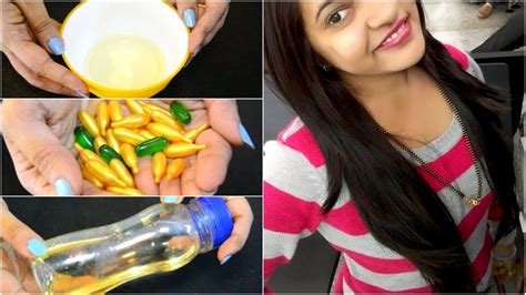 Hair, skin and nails vitamins contain a number of vitamins including vitamin a, vitamin c and a variety of b vitamins but the main ingredient is biotin. Homemade Vitamin E hair oil for faster hair growth ...