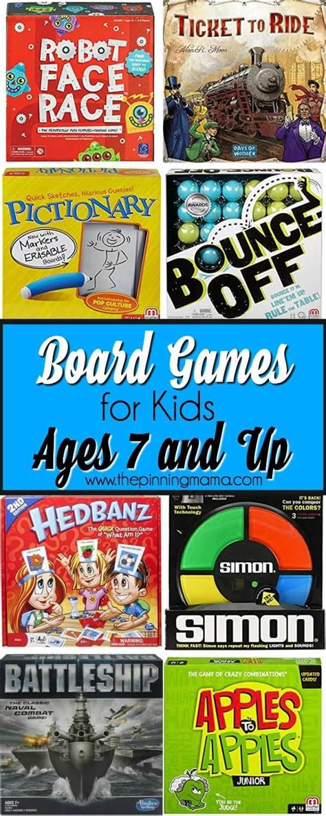 Board Games For Kids Ages 7 And Up The Pinning Mama