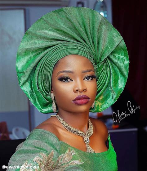 Traditional Wedding Gele Style African Bride African Fashion African Head Wraps