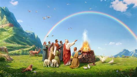 Gods Covenant With Noah The Covenant Of The Rainbow