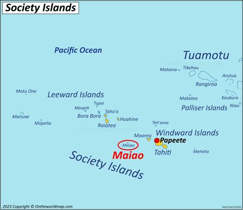 Maiao Map French Polynesia Detailed Maps Of Maiao Island