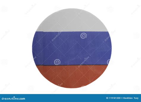 Round National Flag Of Russia Stock Photo Image Of Badge Country