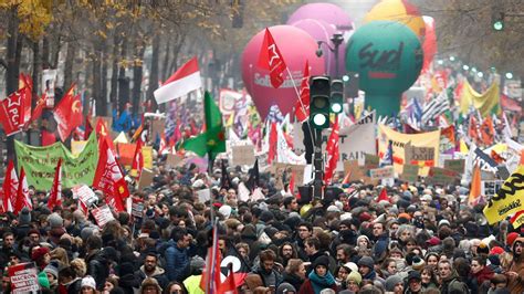Across France Hundreds Of Thousands Protest Pension Reform On Day One