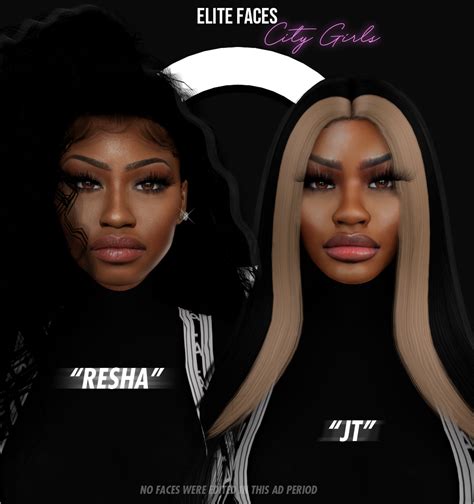 City Girls Elite Faces On Patreon In 2021 Face City Girl Sims 4