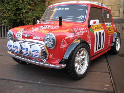 Finished Rally Body And M05 Tyres For 4wd Mini 58211 Rover Mini Cooper Racing Cooper Racing