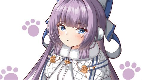 Light Blue Eyes Anime Girl With Purple Hair Hd Anime Girl Wallpapers
