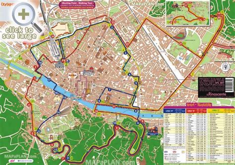 Florence Maps Top Tourist Attractions Free Printable City Street