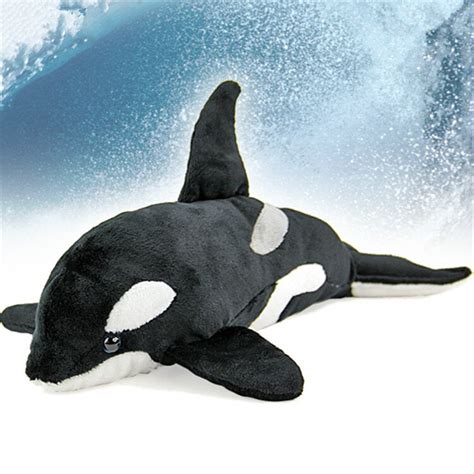 Lovely Realistic Sea Life Stuffed Dolls Lifelike Killer Whale Grampus