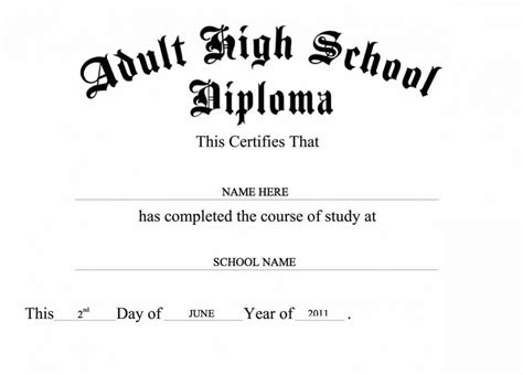37 High School Diploma Template Doc Pdf Images Templates Study