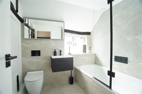 Modern Bathroom With Black Fixtures The Brighton Bathroom Company