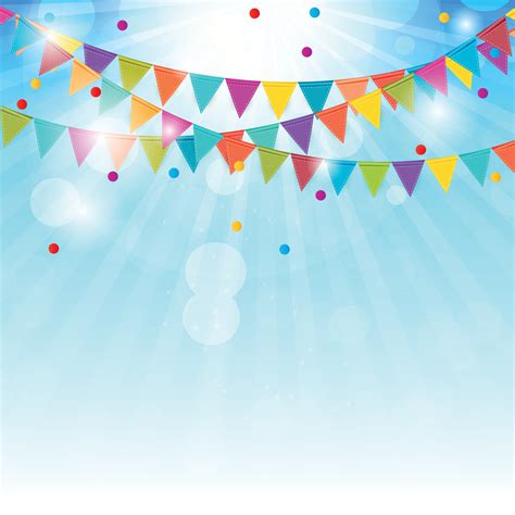 Party Background With Flags Vector Illustration 4544334 Vector Art At