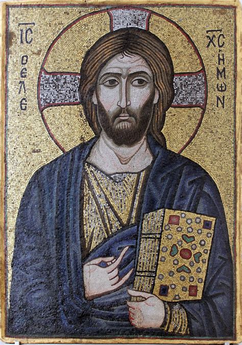 Christ Pantocrator 12th Century Mosaic Rchristianity