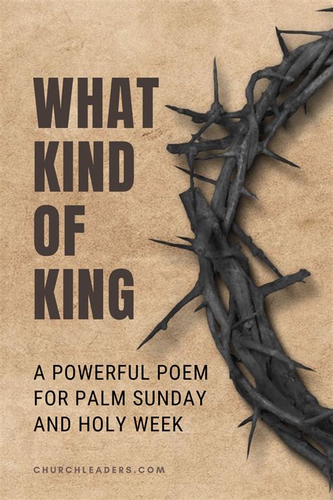 What Kind Of King A Powerful Palm Sunday Poem